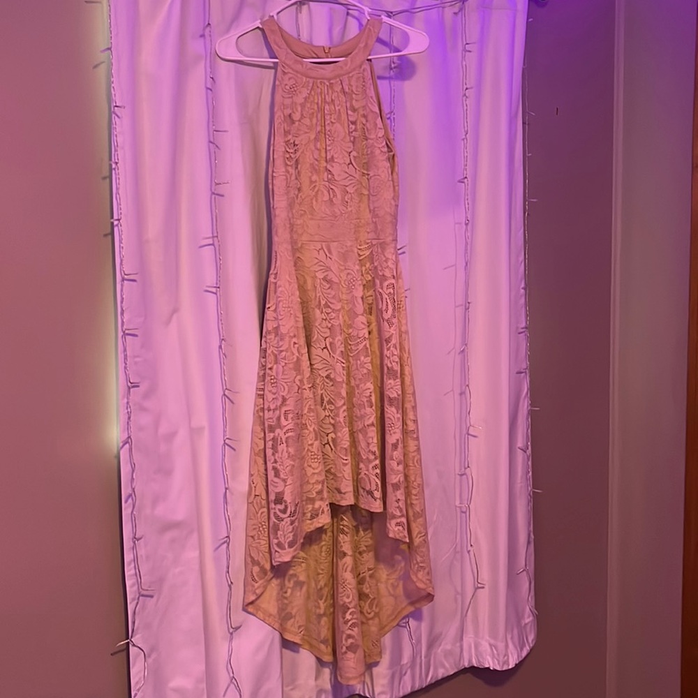 Nude halter dress only worn once